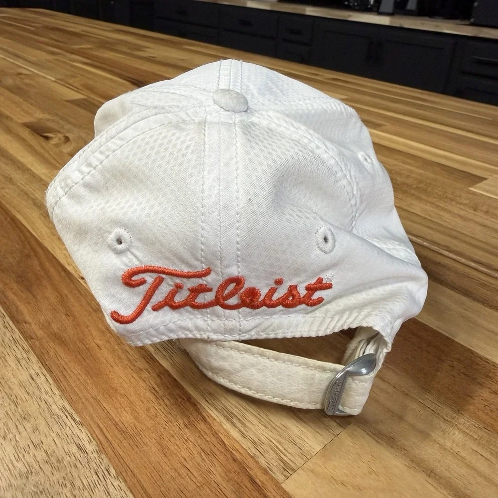 Titleist White & Orange Hat